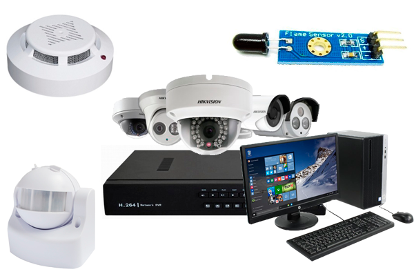 Комплектующие элементы IP системы видеонаблюдения
