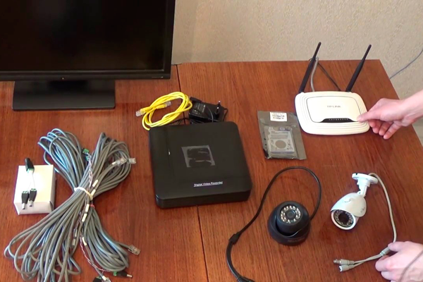 Процесс установки беспроводного видеонаблюдения