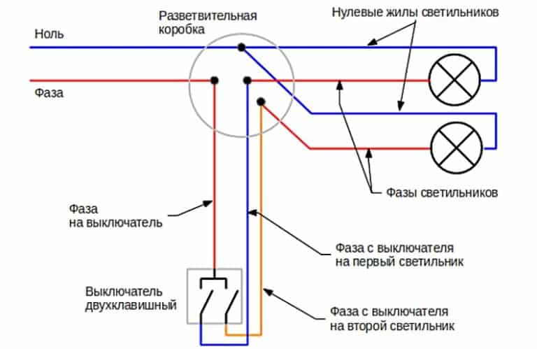 Схема подключения выключателя ванна туалет кухня