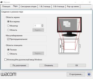 Как настроить перо в саи 2 для графического планшета