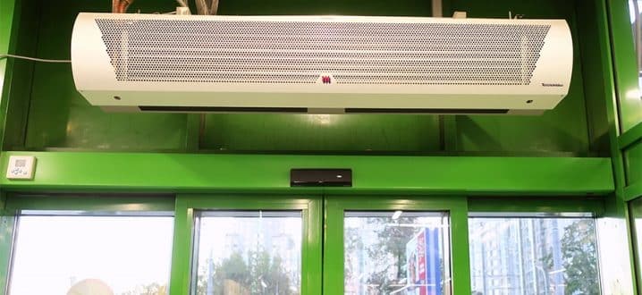 Воздушные тепловые завесы и тепловые пушки