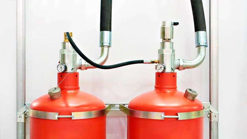 Система газового пожаротушения