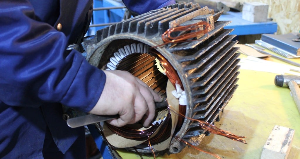 Как выполняется ремонт электродвигателей?
