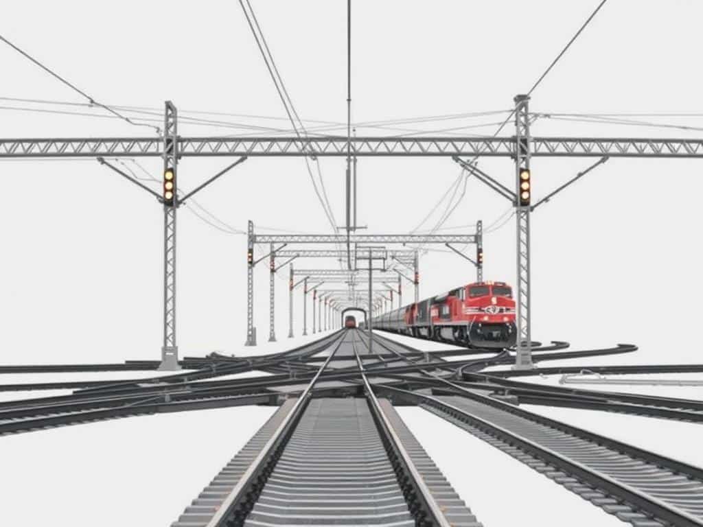 Turnout: Intersection Nodes in the Network of Steel Main Linesфото