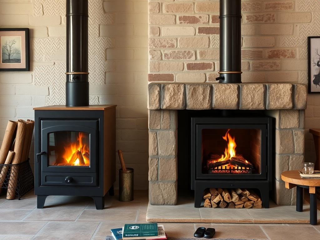 Large furnace-fireplacesфото